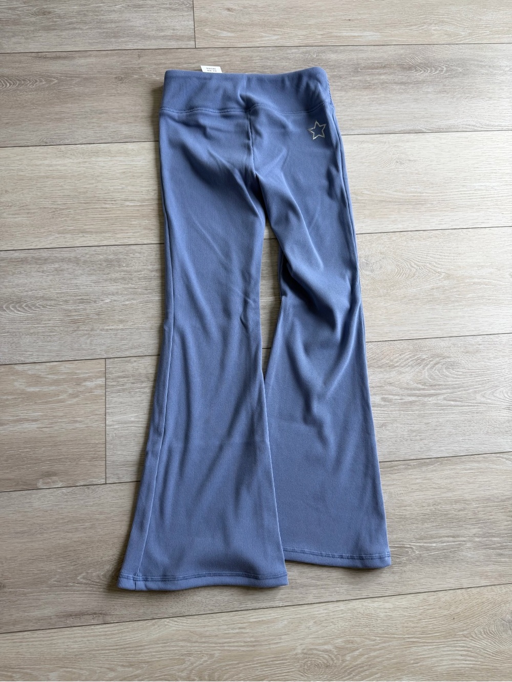 Abercrombie kids ribbed flare leggings girls size 9 / 10 short - Picture 6 of 6